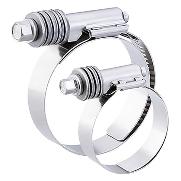 Scandvik® - Breeze™ Constant-Torque™ 2.75"-3.63" D Stainless Steel Worm Drive Hose Clamps, 10 Pieces