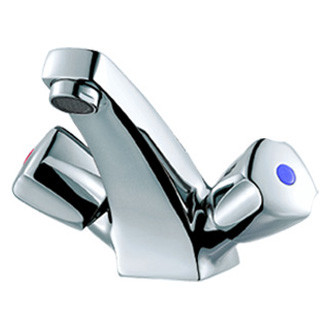 Scandvik® - Classic Chrome Plated Brass Hot & Cold Water Basin Faucet
