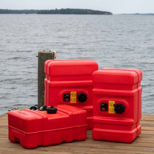 Scepter® 08669 - 12 Gal. Portable Low Profile Fuel Tank with Gauge