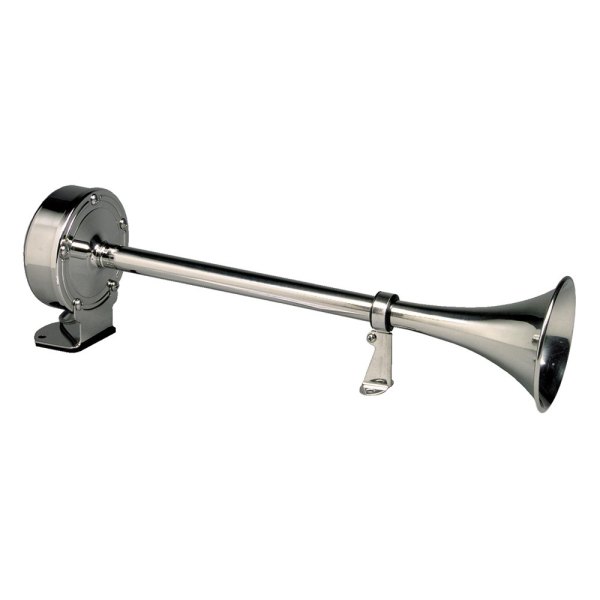 Schmitt & Ongaro® - Deluxe 24 V Stainless Steel Single Trumpet Horn