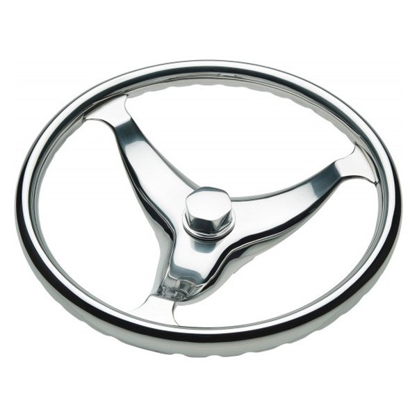 Schmitt & Ongaro® - Evolution 13-1/2" Dia. Polished Stainless Steel Steering Wheel