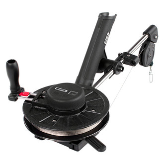 Scotty® - Depthking 200' L 150 lb 316 Stainless Steel Manual Downrigger with Rod Holder