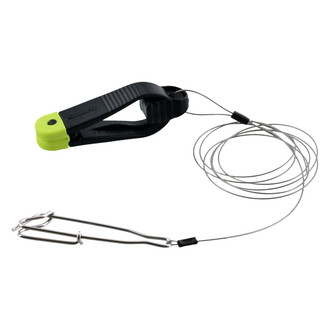 Scotty® - Mini Power Grip Plus 30" L Stainless Steel Leader with Self-Locating Snap