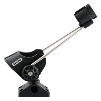 Scotty® - Striker 0/180/360° 2" O.D. 1-7/10" I.D. Black Nylon Rod Holder with Combination Side/Deck Mount