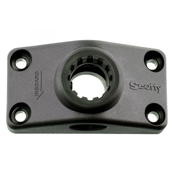 Scotty® - Black Locking Side & Deck Mount