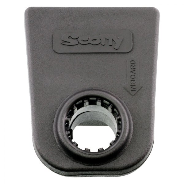 Scotty® - 1-14" I.D. Black Stainless Steel Rail Mount Square Rail Adapter