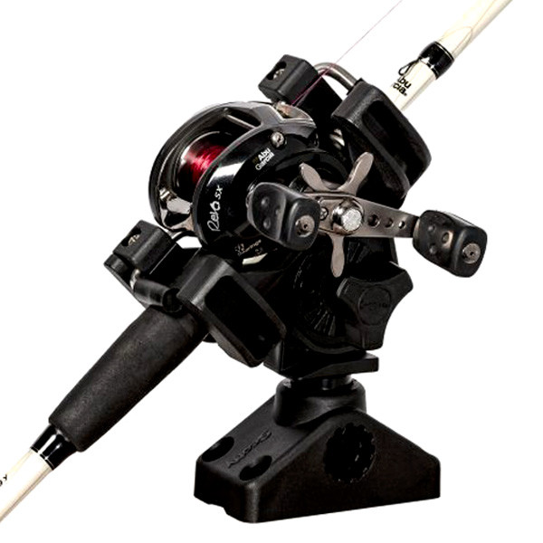 Scotty #400-BK Orca Rod Holder w/#241L Side Deck Mount, Black, S Scotty #400-BK Orca Rod Holder w/#241L Side Deck Mount, Black, S