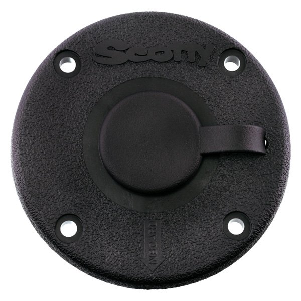 Scotty® - Black Nylon Flush Mount Round Bracket