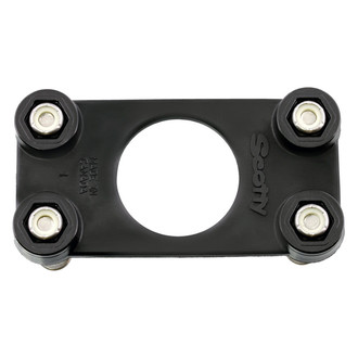Scotty® - 4" x 2" Black Nylon Rod Holder Backing Plate