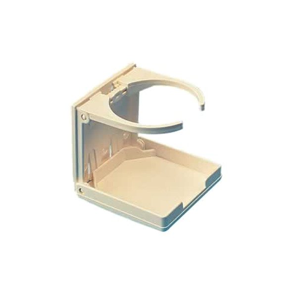 Sea Dog® - 3-3/4" D White Adjustable Folding Drink Holder