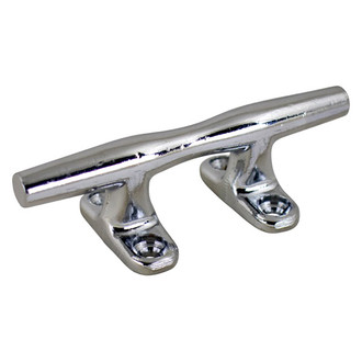 Sea Dog® - 4" L x 1-1/4" H Chrome Plated Zinc Screw Mount Open Base Herreshoff Cleat, Display