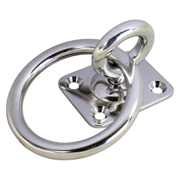 Sea Dog® - 1-15/16" I.D. Stainless Steel Swivel Eye Plate with Ring