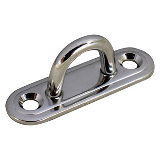 Sea Dog® - 1/2" I.D. Stainless Steel Oblong Eye Plate
