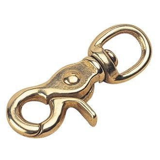 Sea Dog® - 2-11/16" L Cast Brass Swivel Eye Trigger Snap