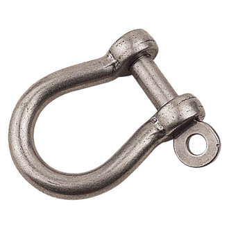 Sea Dog® - 1" I.W. x 1-3/4" I.L. 7/16" Stainless Steel Screw Pin Bow Shackle, Bulk