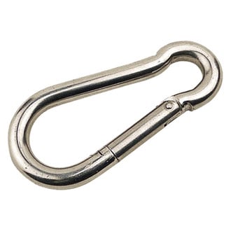 Sea Dog® - 2-3/8" L Stainless Steel Spring-Loaded Carabine Hook, Bulk