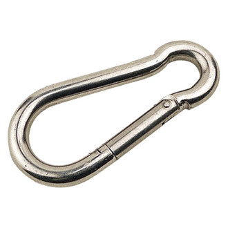 Sea Dog® - 3-15/16" L Stainless Steel Spring-Loaded Carabine Hook, Bulk