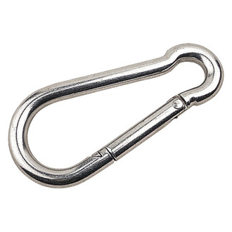 Sea Dog® - 3-3/16" L Galvanized Steel Spring-Loaded Carabine Hook, Display
