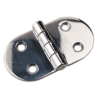 Sea Dog® - Round 2-3/4" L x 1-1/2" W 304 Stainless Steel Butt Hinge