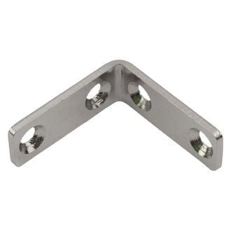 Sea Dog® 221310-1 - 2-3/8" L x 9/16" H Stainless Steel Angle Clip with 4 Holes