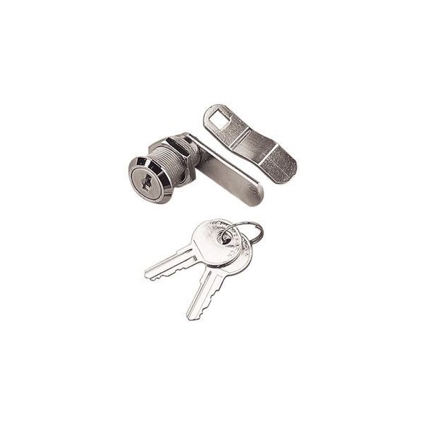 Sea Dog® - Stainless steel Chrome Cam Lock with 2 Keys