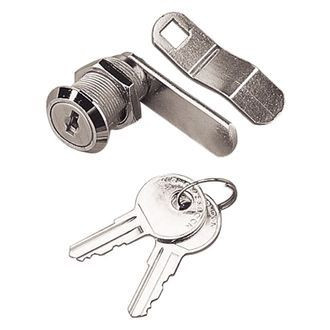 Sea Dog® - Stainless steel Chrome Cam Lock with 2 Keys