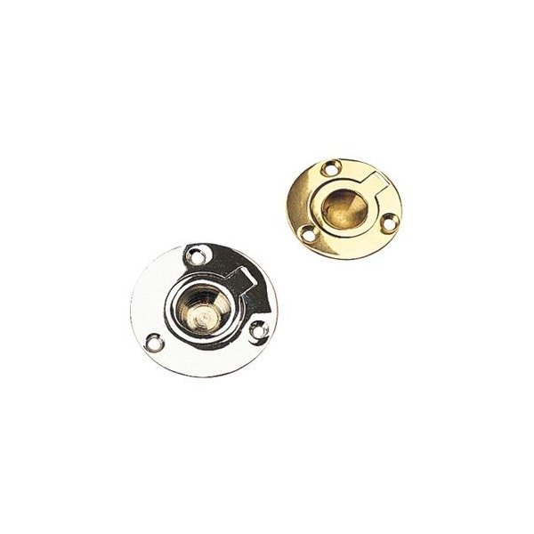 Sea Dog® - 1-5/8" O.D. Chrome Plated Brass Flush Round Ring Pull