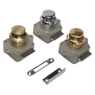 Sea Dog® - Polished Chrome Push Button Rim Latch
