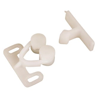 Sea Dog® - 1-1/4" L x 15/16" W Nylon Twin Roller Door Catch, Card