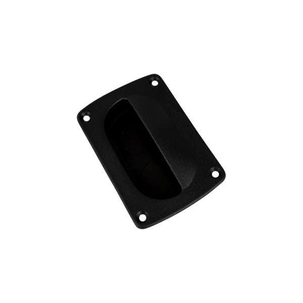 Sea Dog® - 3-5/8" L x 2-3/8" W Black Acetal Plastic Flush Finger Pull