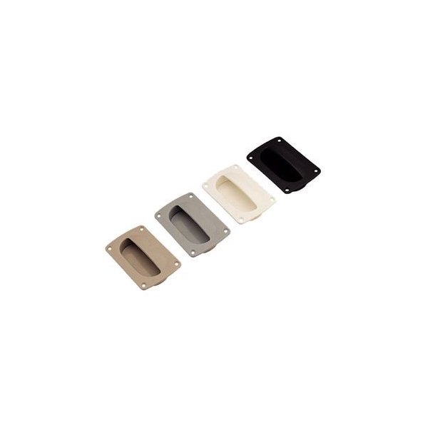 Sea Dog® - 3-5/8" L x 2-3/8" W White Acetal Plastic Flush Finger Pull