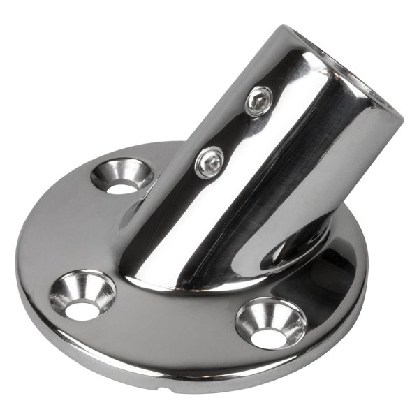 Sea Dog® - 45° Stainless Steel Round Rail Base Fitting for 7/8" O.D. Tube