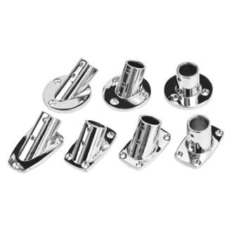 Sea Dog® - Zinc Rectangular Rail Base Fitting for 7/8" O.D. Tube