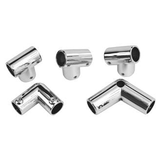 Sea Dog® 296160-1 - 60° Zinc Left Rail Tee Fitting for 7/8" O.D. Tube