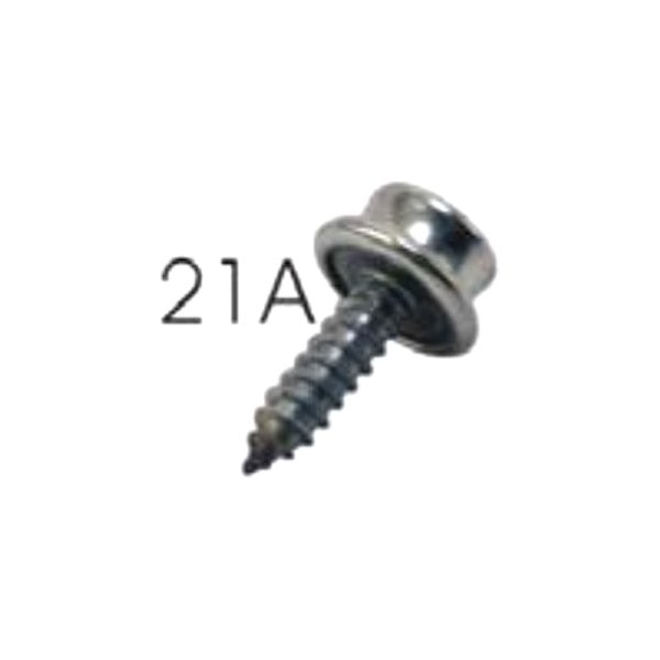 Sea Dog® - 5/8" Nickel Plated Brass/Metal #10 Sheet Screw Canvas Snap Stud, 6 Pieces