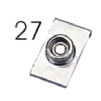 Sea Dog® - 7/8" Base Stainless Steel Windshield Clip, 4 Pieces
