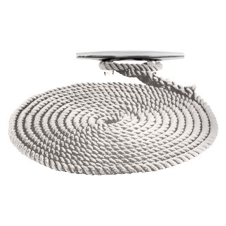 Sea Dog® - 3/8" D x 10' L White Nylon 3-Strand Twisted Dock Line