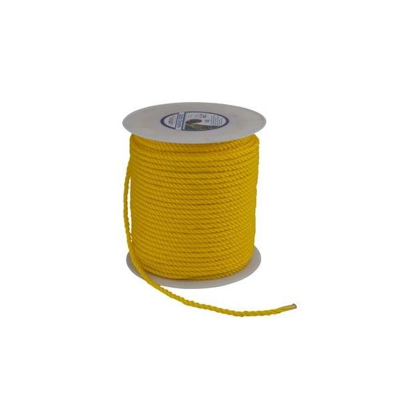 Sea Dog® - 5/16" D x 600' L Yellow Polypropylene Solid Braid Twisted Multi-Purpose Line