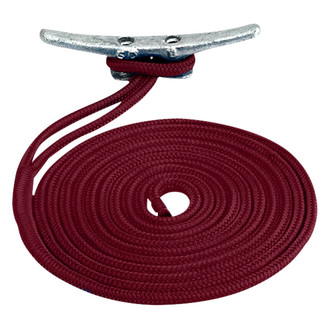 Sea Dog® - Premium 3/8" D x 15' L Red Nylon Double Braid Dock Line