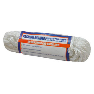 Sea Dog® - Premium 50' L x 1/8" D White Solid Braid Multi-Purpose Line