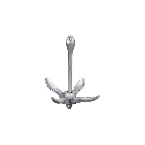 Sea Dog® - 5.5 lb Galvanized Iron Folding Grapnel Anchor