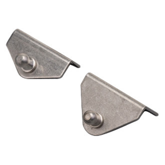 Sea Dog® - 10 mm Ball 1.45" x 1.2" x 1.5" Stainless steel 90° Angled Gas Spring Brackets
