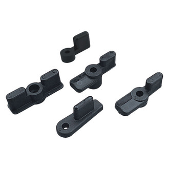 Sea Dog® - 1-11/16" L x 5/8" H Black Nylon Double Windshield Latch
