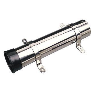 Sea Dog® - 9" L 1-5/8" I.D. White 316 Stainless Steel Side Mount Formed Rod Holder