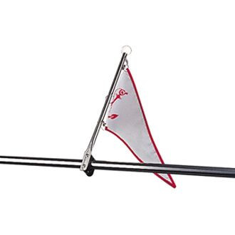 Sea Dog® - 15-1/2" Stainless Steel Flag Pole with Rail Mount