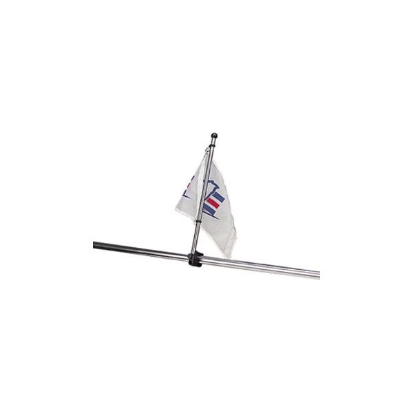 Sea Dog® - 15-1/4" Stainless Steel Adjustable Flag Pole with Rail Mount