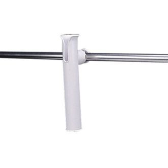 Sea Dog® - 11-3/4" L 1-3/4" I.D. White Polypropylene Rail Mount Rod Holder