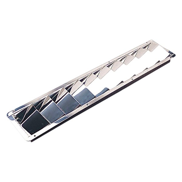 Sea Dog® - 19-7/8" L x 3-5/8" W Stainless Steel Rectangular 10 Slot Louver Vent