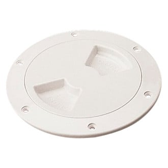 Sea Dog® - Quarter-Turn Injection Molded ABS/Polycarbonate Smooth Screw-Out Deck Plate