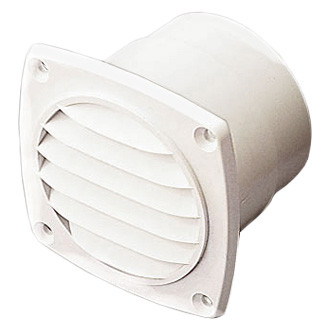 Sea Dog® - 3"-3-1/8" D x 2-7/16" H White Plastic Hose Thru Vent